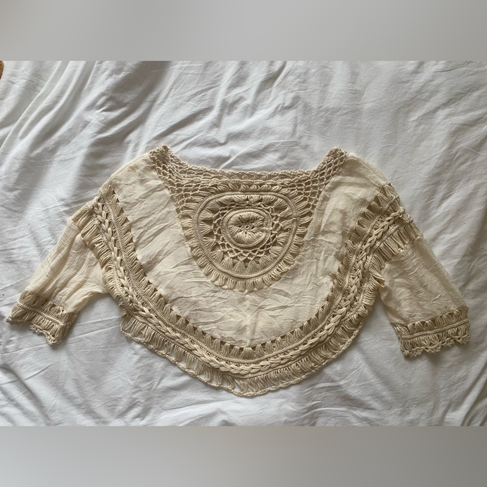 Cupshe crochet swim cover brand new!
